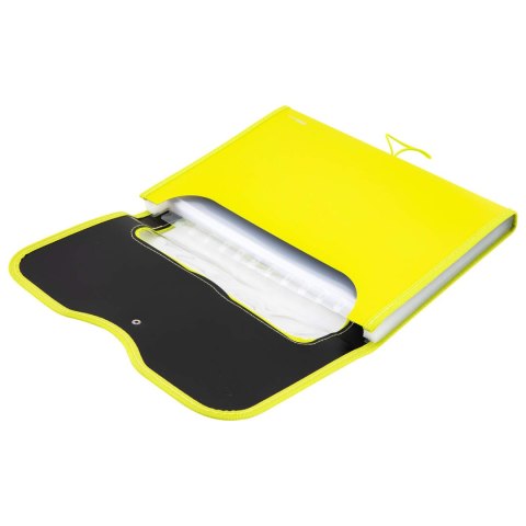 Teczka harmonijkowa z gumką 13-przegródek okno PVC RIO zielona 38128 GREEN DELI Teczka harmonijkowa z gumką 13-przegródek okno PVC RIO zielona 38128 GREEN DELI