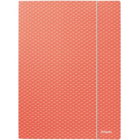 Teczka kartonowa z gumką Colour`Breeze A4 koralowa 628494 ESSELTE Teczka kartonowa z gumką Colour`Breeze A4 koralowa 628494 ESSELTE