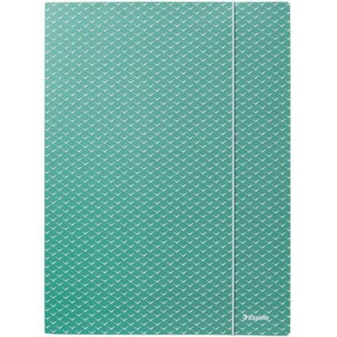Teczka kartonowa z gumką Colour`Breeze A4 zielona 628493 ESSELTE Teczka kartonowa z gumką Colour`Breeze A4 zielona 628493 ESSELTE