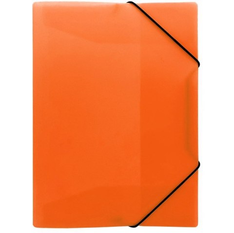 Teczka z gumką A4 PP neon pomarańczowy TG-NEON-A4-04 BIURFOL Teczka z gumką A4 PP neon pomarańczowy TG-NEON-A4-04 BIURFOL