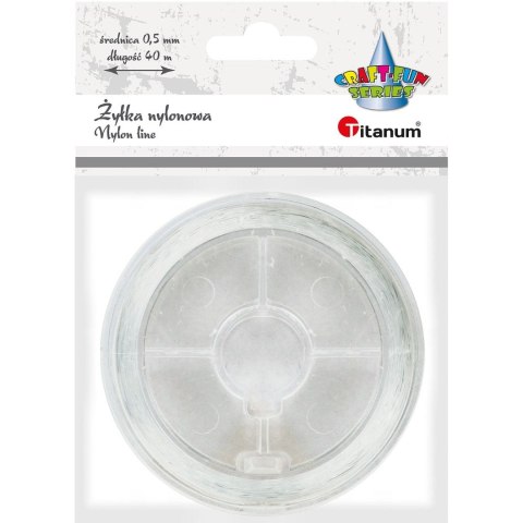 Żyłka nylonowa 0,5mm 40m 363624 TITANUM Żyłka nylonowa 0,5mm 40m 363624 TITANUM